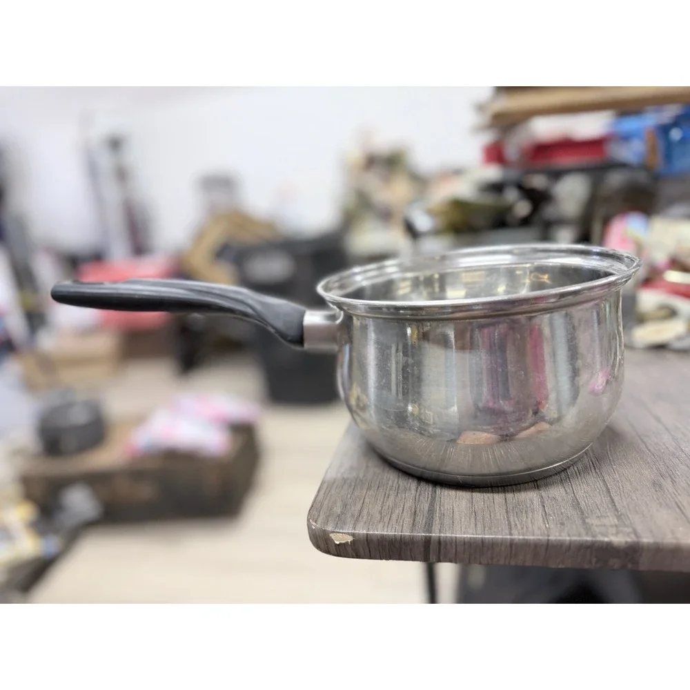Bergner Stainless Steel Pot No Lid Saucepan 1.5qt Induction Electric Gas Halogen